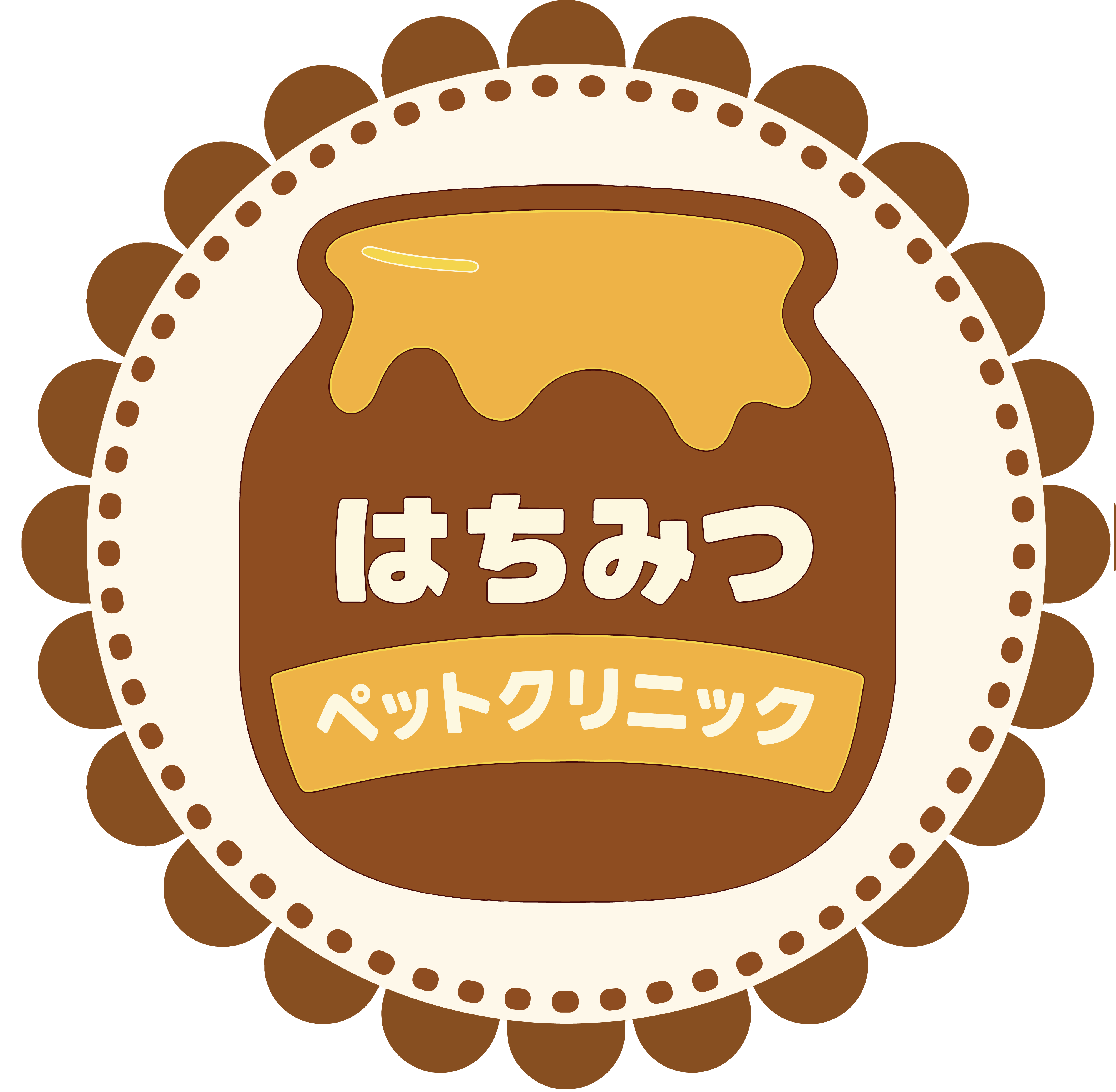 はちみつペットクリニック ロゴ