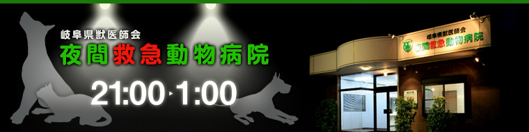 岐阜県獣医師会 夜間救急動物病院